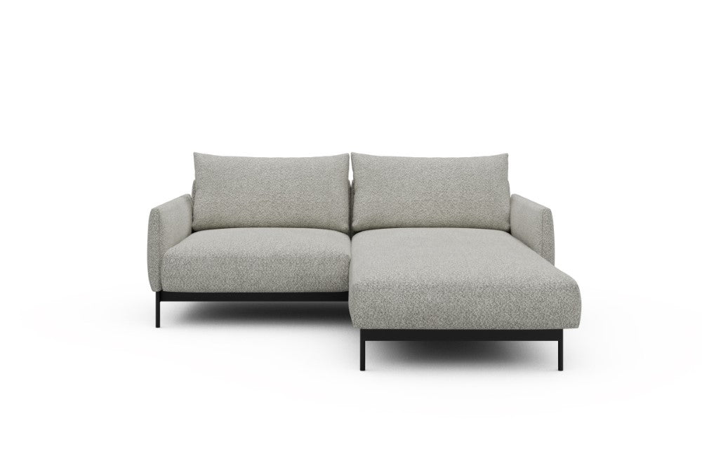 Tokey Modular Sofa - D1 - 195 x 185 cm - 1 Seater + Chaise - 867 Vanora Warm Sand