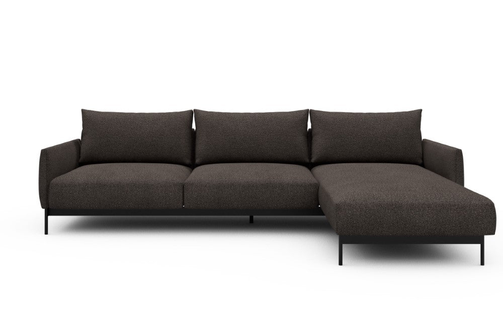 Tokey Modular Sofa - D2 - 285 x 185 cm - 2 Seater + Chaise - 530 Bouclé Taupe