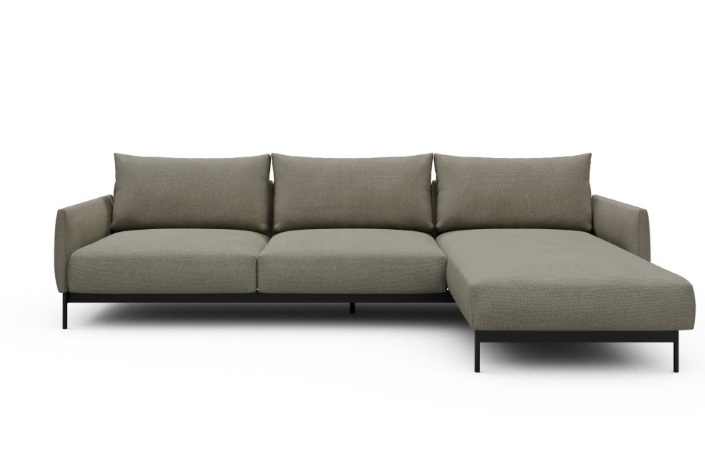 Tokey Modular Sofa - D2 - 285 x 185 cm - 2 Seater + Chaise - 765 Cura Oat