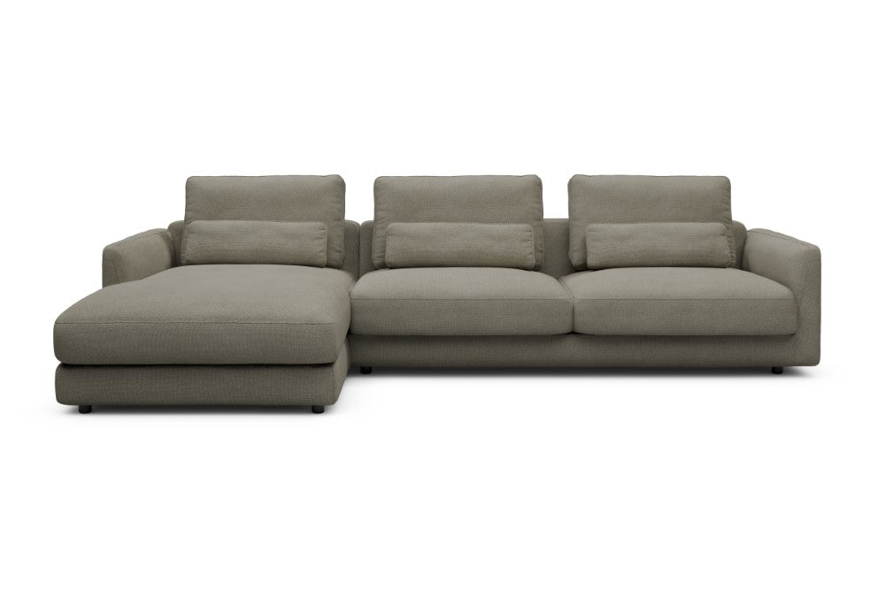 Vivole Modular Sofa - 68 - 323 x 171 cm - Chaise + 3 Seater - 765 Cura Oat