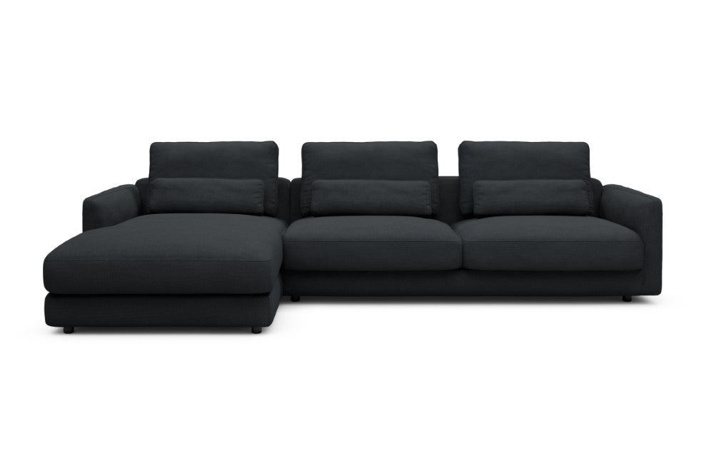 Vivole Modular Sofa - 68 - 323 x 171 cm - Chaise + 3 Seater - 766 Cura Anthracite