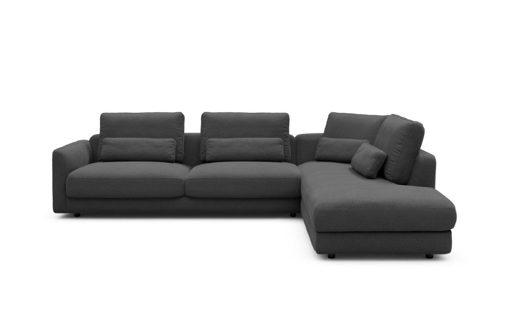 Vivole Modular Sofa - 69 - 310 x 230 cm - 3 Seater + Open-end - 441 Satya Warm Zinc