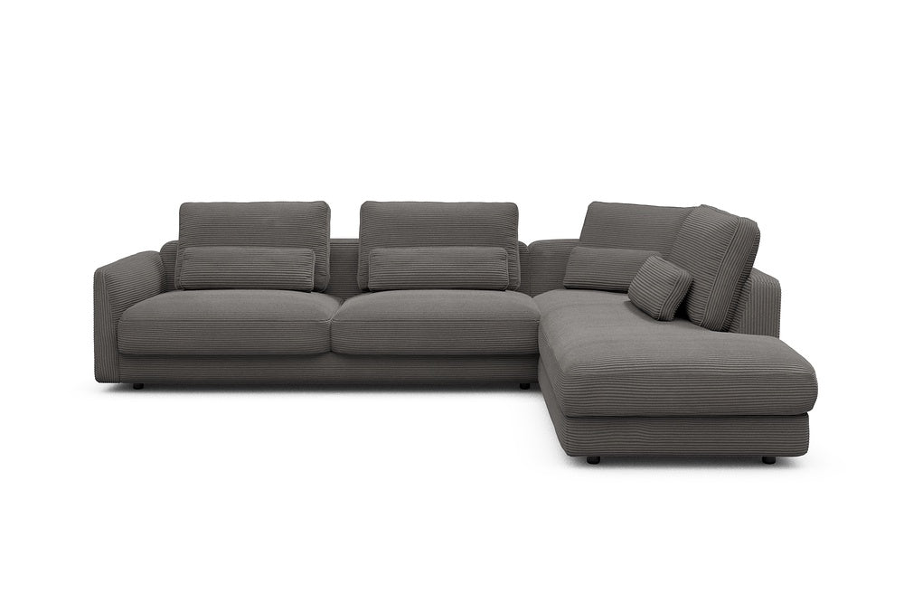 Vivole Modular Sofa - 69 - 310 x 230 cm - 3 Seater + Open-end - 597 Corduroy Charcoal