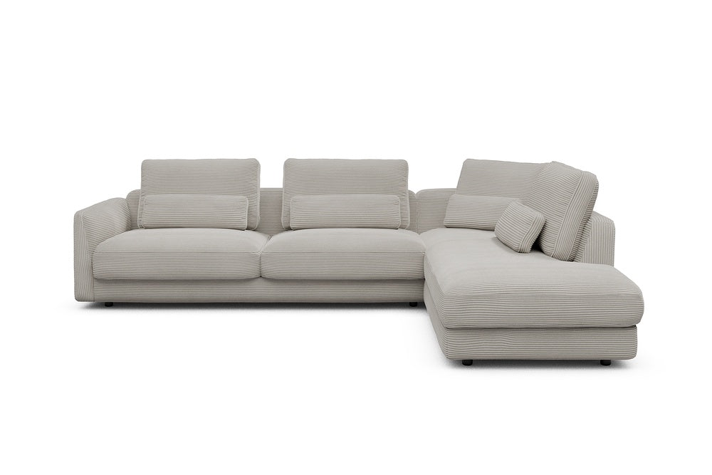 Vivole Modular Sofa - 69 - 310 x 230 cm - 3 Seater + Open-end - 603 Corduroy Beige