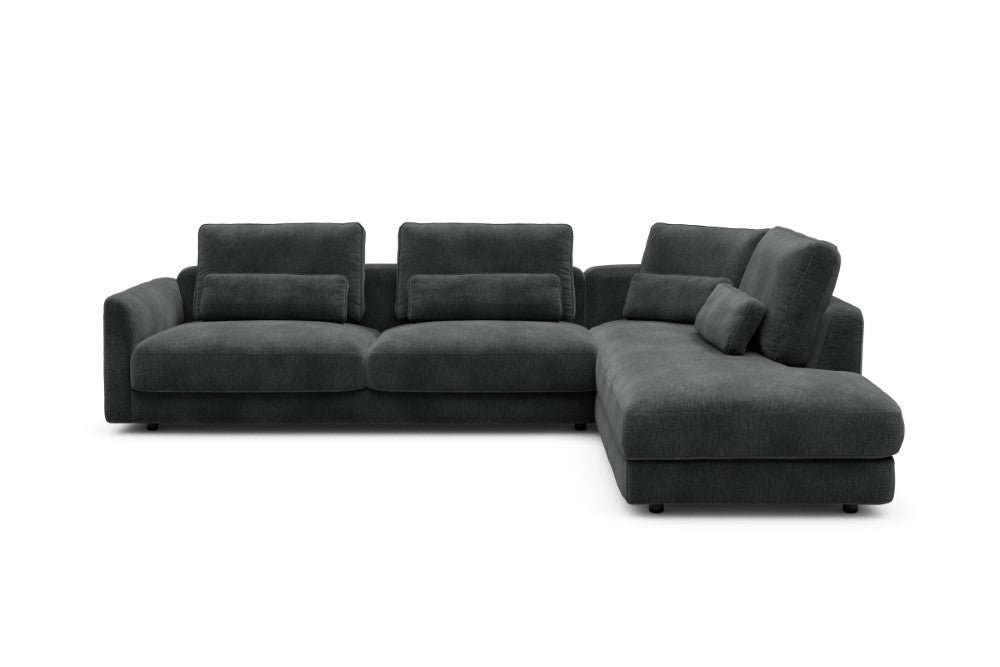 Vivole Modular Sofa - 69 - 310 x 230 cm - 3 Seater + Open-end - 811 Smooth Deep Warm Grey