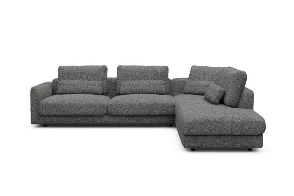 Vivole Modular Sofa - 69 - 310 x 230 cm - 3 Seater + Open-end - 868 Vanora Warm Grey
