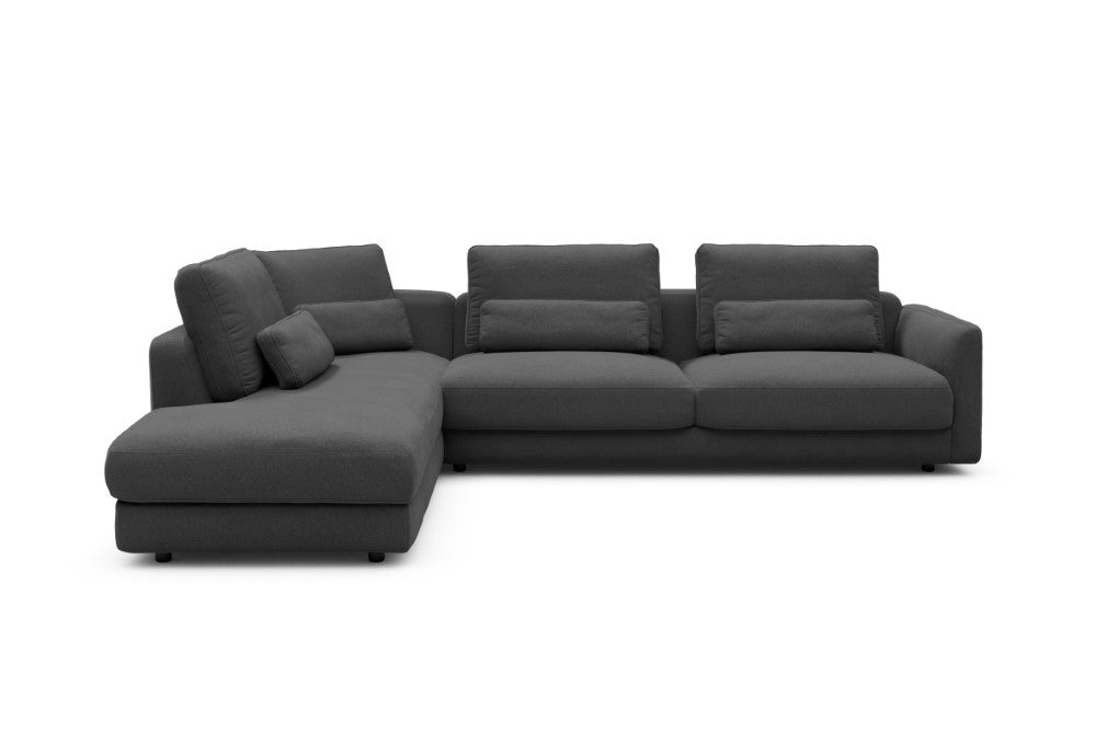 Vivole Modular Sofa - 70 - 310 x 230 cm - Open-end + 3 Seater - 441 Satya Warm Zinc