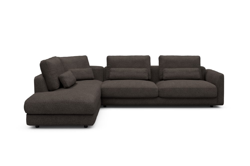 Vivole Modular Sofa - 70 - 310 x 230 cm - Open-end + 3 Seater - 530 Bouclé Taupe