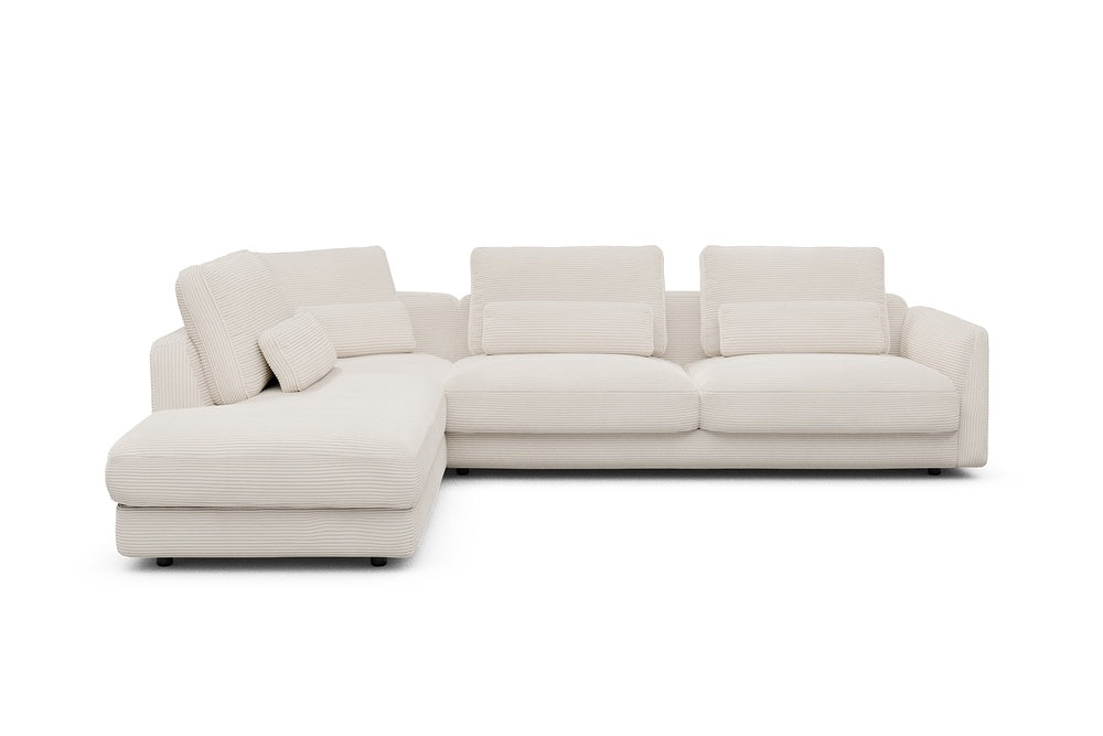 Vivole Modular Sofa - 70 - 310 x 230 cm - Open-end + 3 Seater - 594 Corduroy Ivory