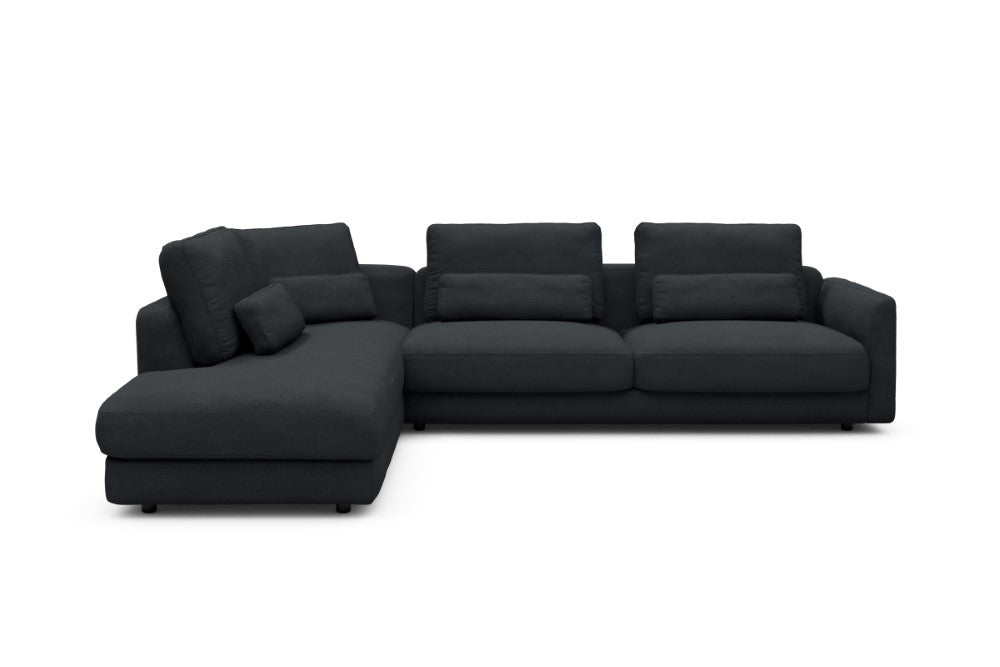Vivole Modular Sofa - 70 - 310 x 230 cm - Open-end + 3 Seater - 766 Cura Anthracite