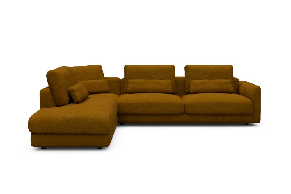 Vivole Modular Sofa - 70 - 310 x 230 cm - Open-end + 3 Seater - 767 Cura Apricot
