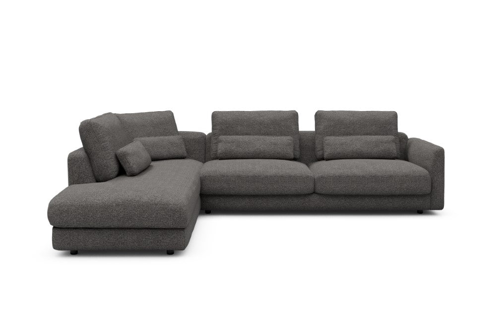 Vivole Modular Sofa - 70 - 310 x 230 cm - Open-end + 3 Seater - 772 Carreno Salt & Pepper