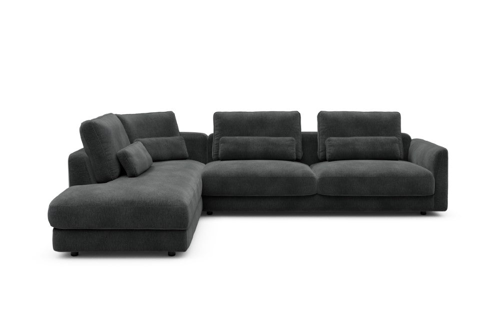 Vivole Modular Sofa - 70 - 310 x 230 cm - Open-end + 3 Seater - 811 Smooth Deep Warm Grey