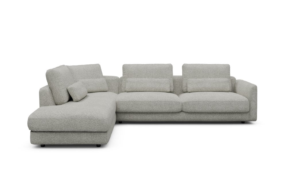 Vivole Modular Sofa - 70 - 310 x 230 cm - Open-end + 3 Seater - 867 Vanora Warm Sand