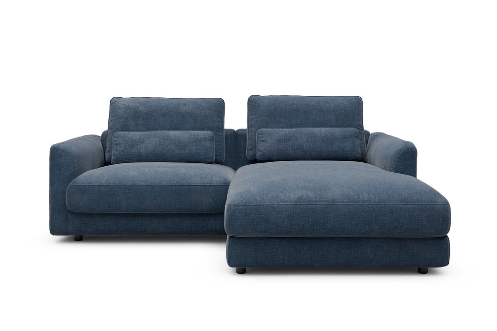 Vivole Modular Sofa - 71 - 225 x 171 cm - 1,5 Seater + Chaise - 414 Esina Indigo Blue