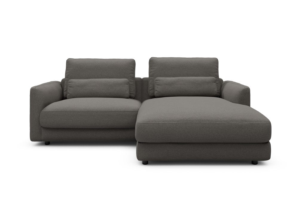 Vivole Modular Sofa - 71 - 225 x 171 cm - 1,5 Seater + Chaise - 446 Satya Taupe Brown