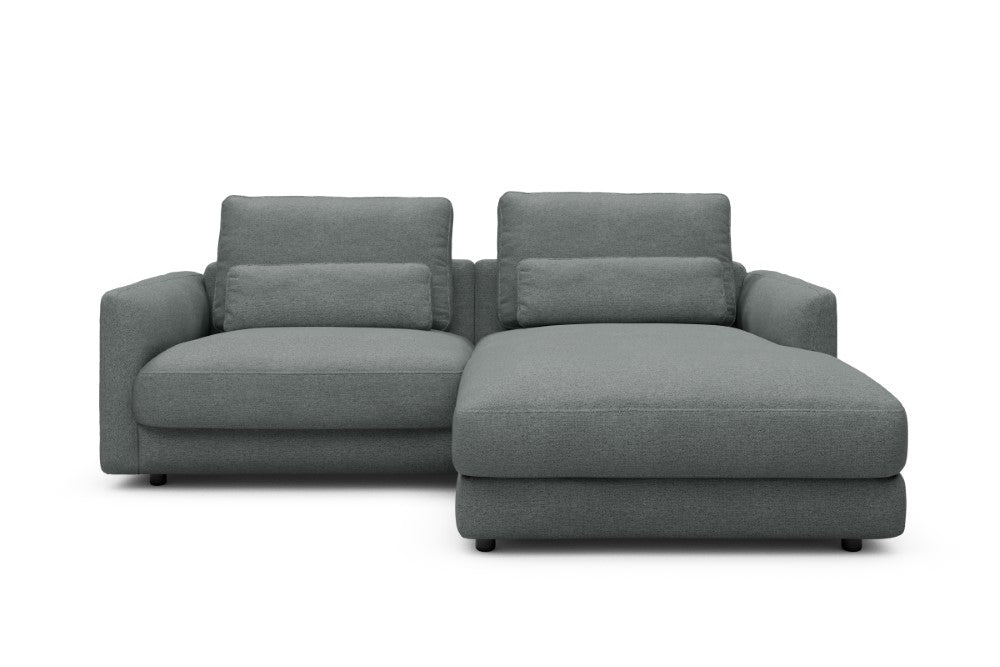 Vivole Modular Sofa - 71 - 225 x 171 cm - 1,5 Seater + Chaise - 485 Denari Soft Grey