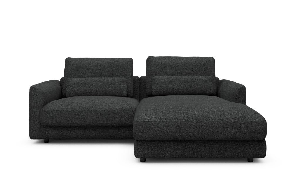 Vivole Modular Sofa - 71 - 225 x 171 cm - 1,5 Seater + Chaise - 529 Bouclé Charcoal