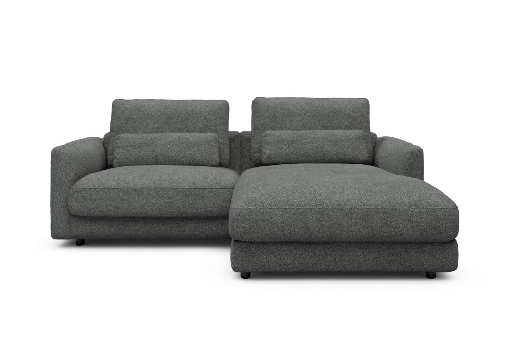 Vivole Modular Sofa - 71 - 225 x 171 cm - 1,5 Seater + Chaise - 533 Bouclé Ash Grey
