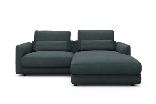 Vivole Modular Sofa - 71 - 225 x 171 cm - 1,5 Seater + Chaise - 573 Vivus Dusty Blue