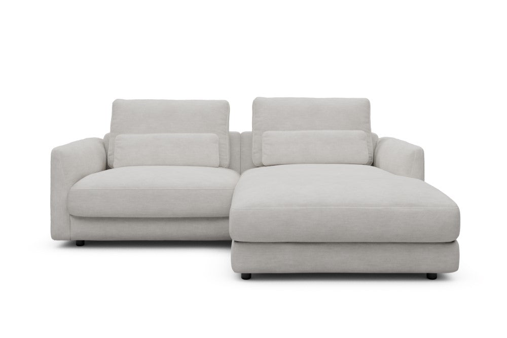 Vivole Modular Sofa - 71 - 225 x 171 cm - 1,5 Seater + Chaise - 574 Vivus Dusty Off White