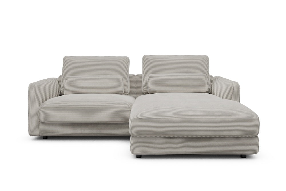 Vivole Modular Sofa - 71 - 225 x 171 cm - 1,5 Seater + Chaise - 603 Corduroy Beige