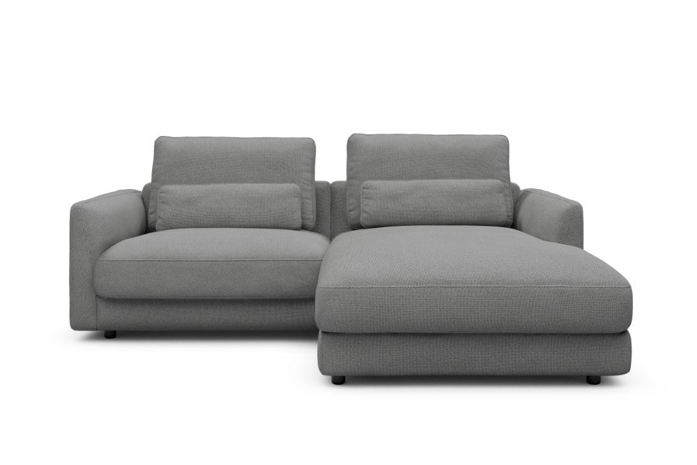 Vivole Modular Sofa - 71 - 225 x 171 cm - 1,5 Seater + Chaise - 764 Cura Sand Grey