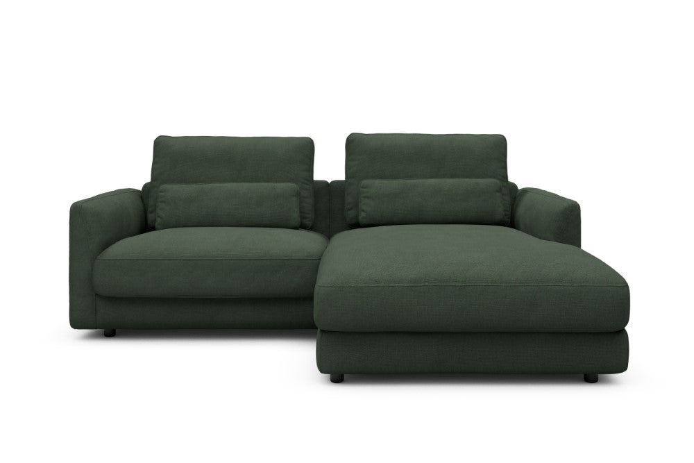 Vivole Modular Sofa - 71 - 225 x 171 cm - 1,5 Seater + Chaise - 769 Cura Saga Green