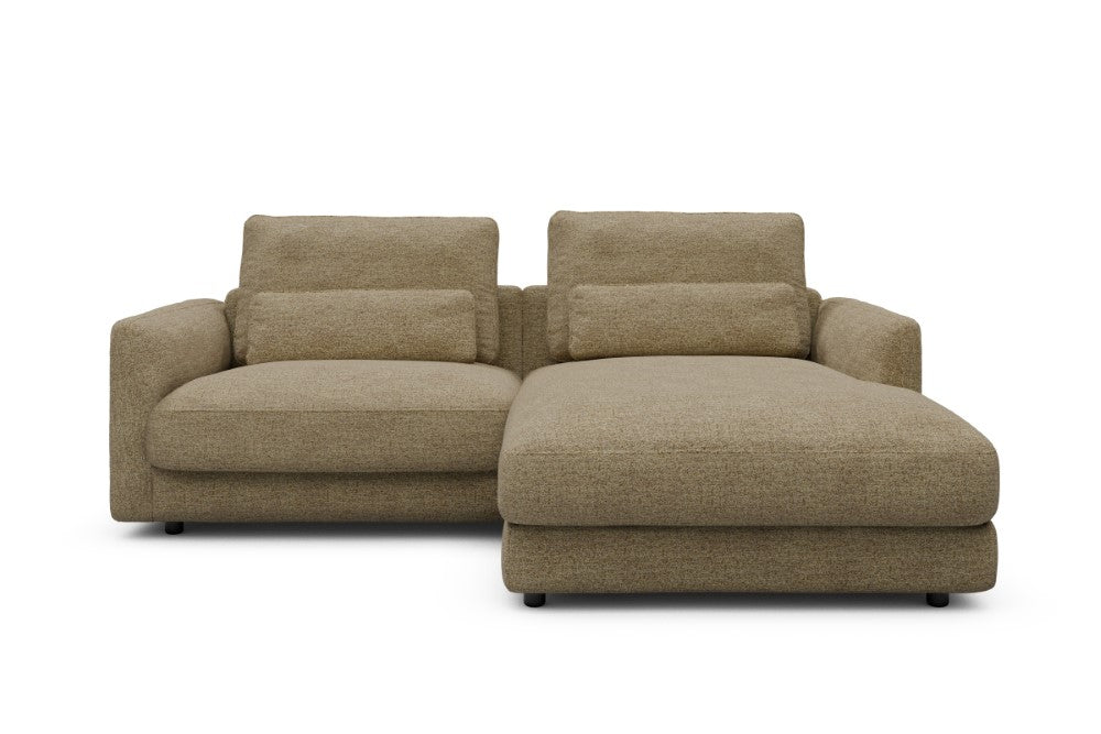 Vivole Modular Sofa - 71 - 225 x 171 cm - 1,5 Seater + Chaise - 774 Carreno Sicilian Yellow