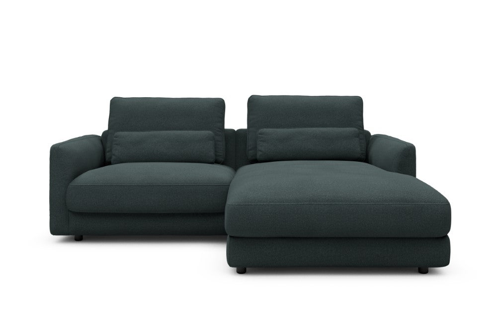 Vivole Modular Sofa - 71 - 225 x 171 cm - 1,5 Seater + Chaise - 851 Mahoga Dark Blue