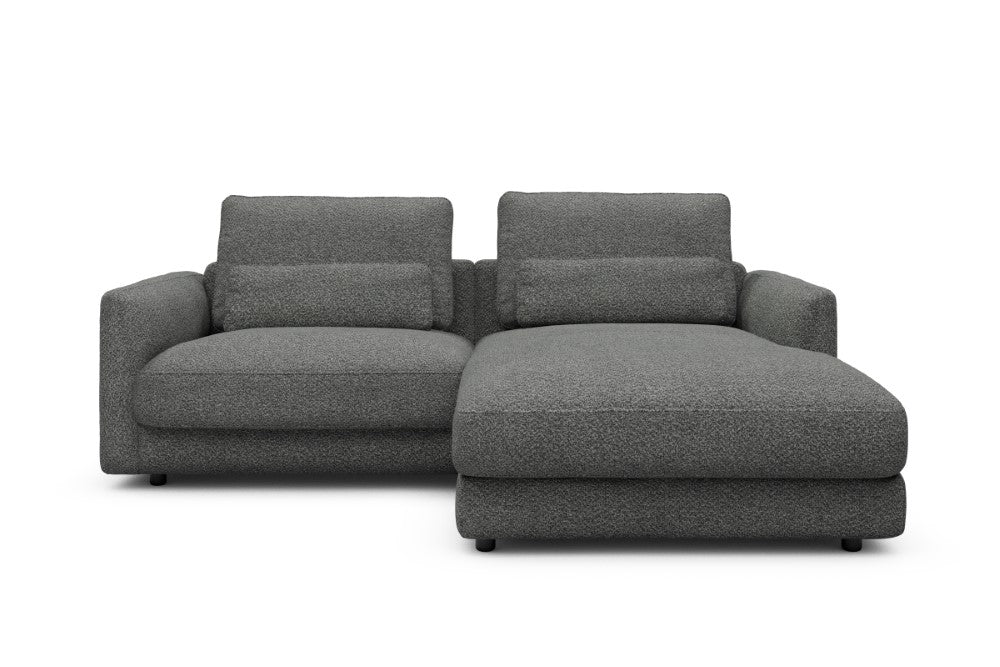 Vivole Modular Sofa - 71 - 225 x 171 cm - 1,5 Seater + Chaise - 868 Vanora Warm Grey