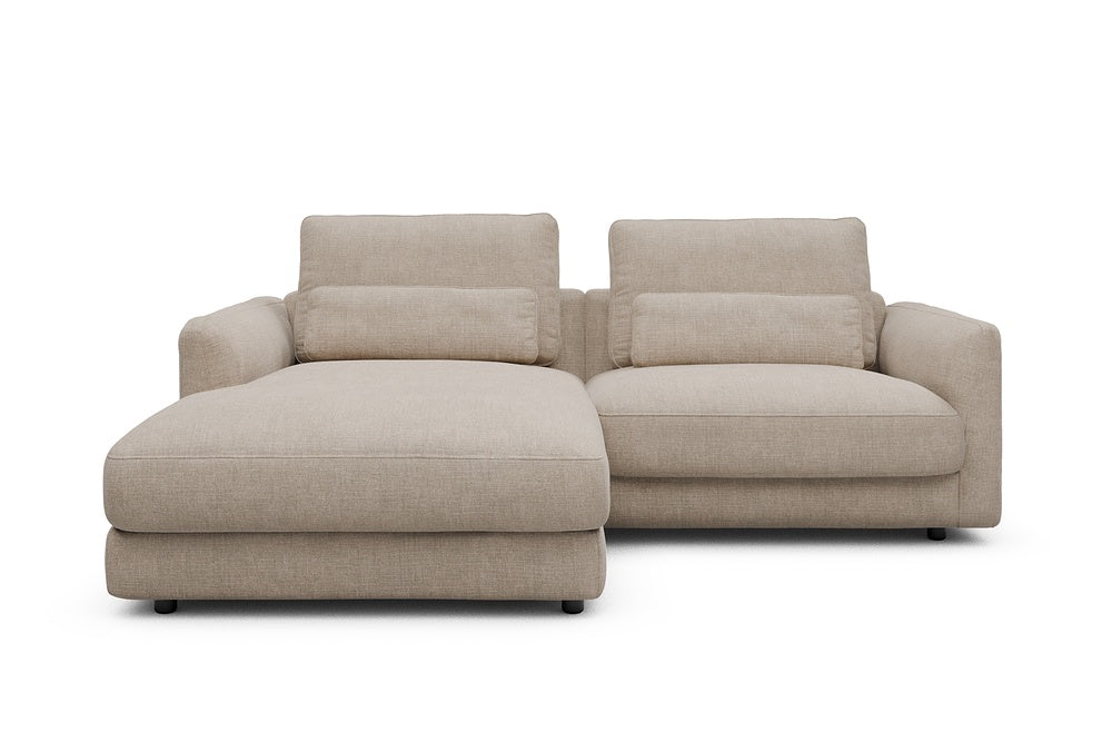 Vivole Modular Sofa - 72 - 225 x 171 cm - Chaise + 1,5 Seater - 417 Esina Mocha
