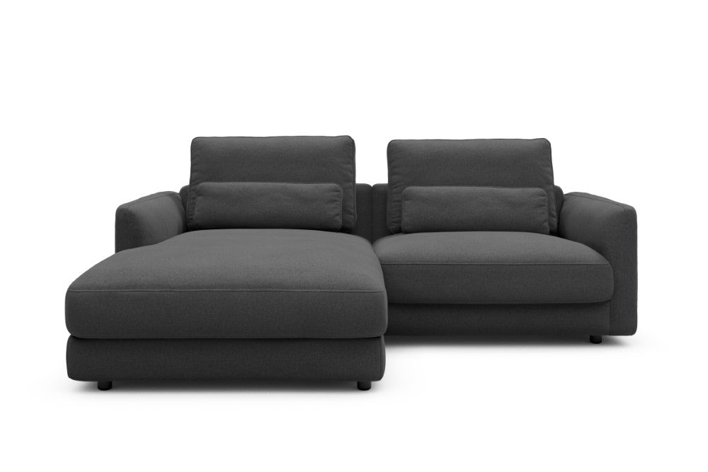 Vivole Modular Sofa - 72 - 225 x 171 cm - Chaise + 1,5 Seater - 441 Satya Warm Zinc