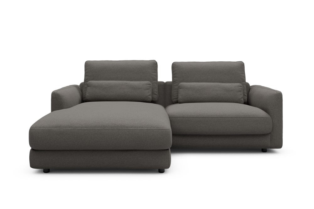 Vivole Modular Sofa - 72 - 225 x 171 cm - Chaise + 1,5 Seater - 446 Satya Taupe Brown