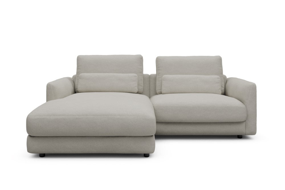 Vivole Modular Sofa - 72 - 225 x 171 cm - Chaise + 1,5 Seater - 487 Denari Clean Beige