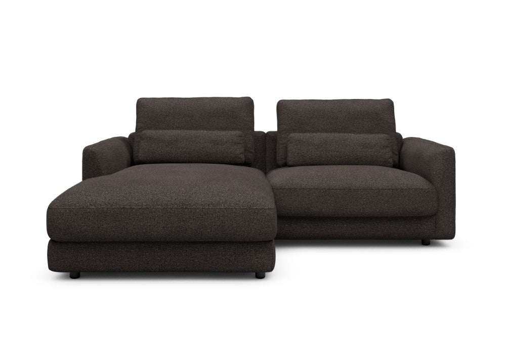 Vivole Modular Sofa - 72 - 225 x 171 cm - Chaise + 1,5 Seater - 530 Bouclé Taupe