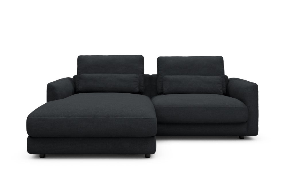 Vivole Modular Sofa - 72 - 225 x 171 cm - Chaise + 1,5 Seater - 766 Cura Anthracite
