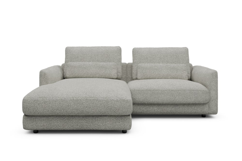 Vivole Modular Sofa - 72 - 225 x 171 cm - Chaise + 1,5 Seater - 867 Vanora Warm Sand