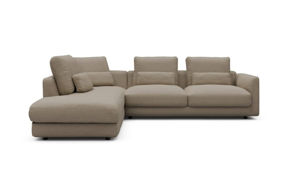 Vivole Modular Sofa - 73 - 278 x 230 cm - Open-end + 2,5 Seater - 445 Satya Natural Biege