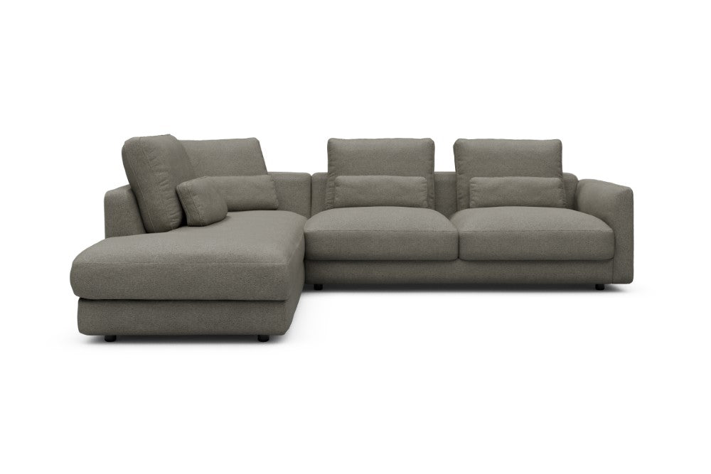 Vivole Modular Sofa - 73 - 278 x 230 cm - Open-end + 2,5 Seater - 486 Denari Warm Grey
