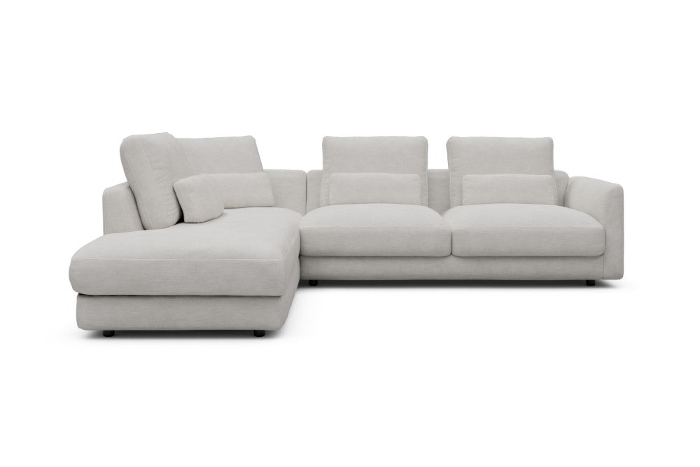 Vivole Modular Sofa - 73 - 278 x 230 cm - Open-end + 2,5 Seater - 574 Vivus Dusty Off White