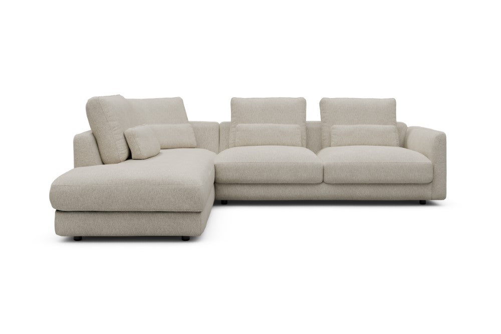 Vivole Modular Sofa - 73 - 278 x 230 cm - Open-end + 2,5 Seater - 584 Argus Natural