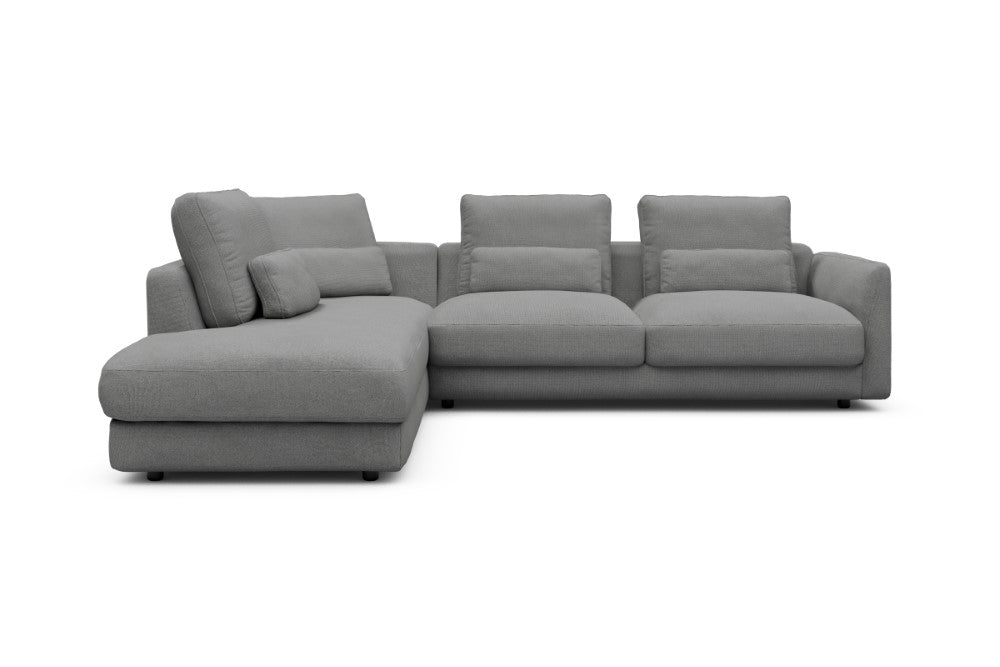 Vivole Modular Sofa - 73 - 278 x 230 cm - Open-end + 2,5 Seater - 764 Cura Sand Grey