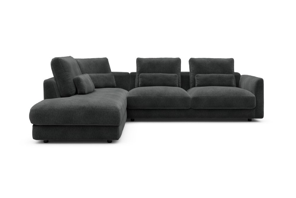 Vivole Modular Sofa - 73 - 278 x 230 cm - Open-end + 2,5 Seater - 811 Smooth Deep Warm Grey