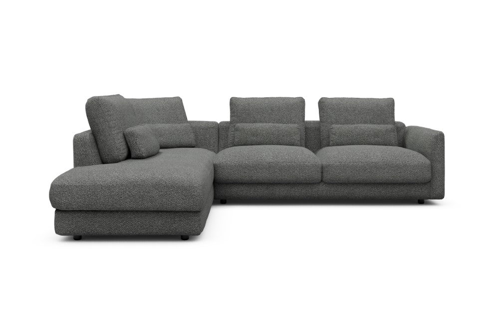 Vivole Modular Sofa - 73 - 278 x 230 cm - Open-end + 2,5 Seater - 868 Vanora Warm Grey