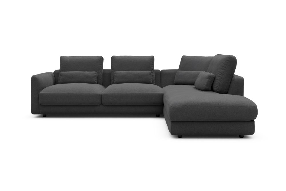 Vivole Modular Sofa - 74 - 278 x 230 cm - 2,5 Seater + Open-end - 441 Satya Warm Zinc