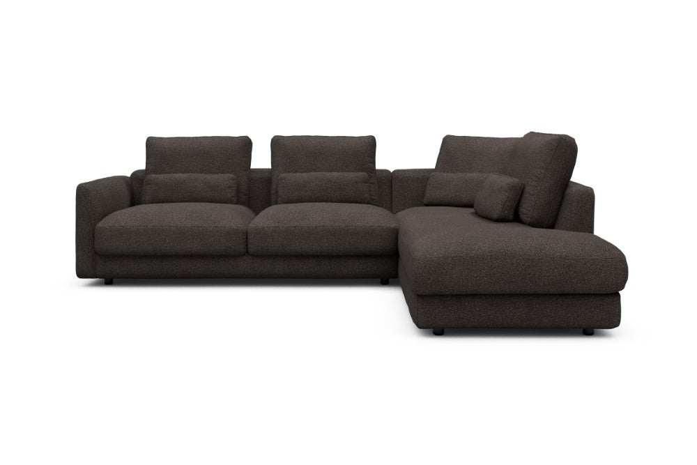 Vivole Modular Sofa - 74 - 278 x 230 cm - 2,5 Seater + Open-end - 530 Bouclé Taupe