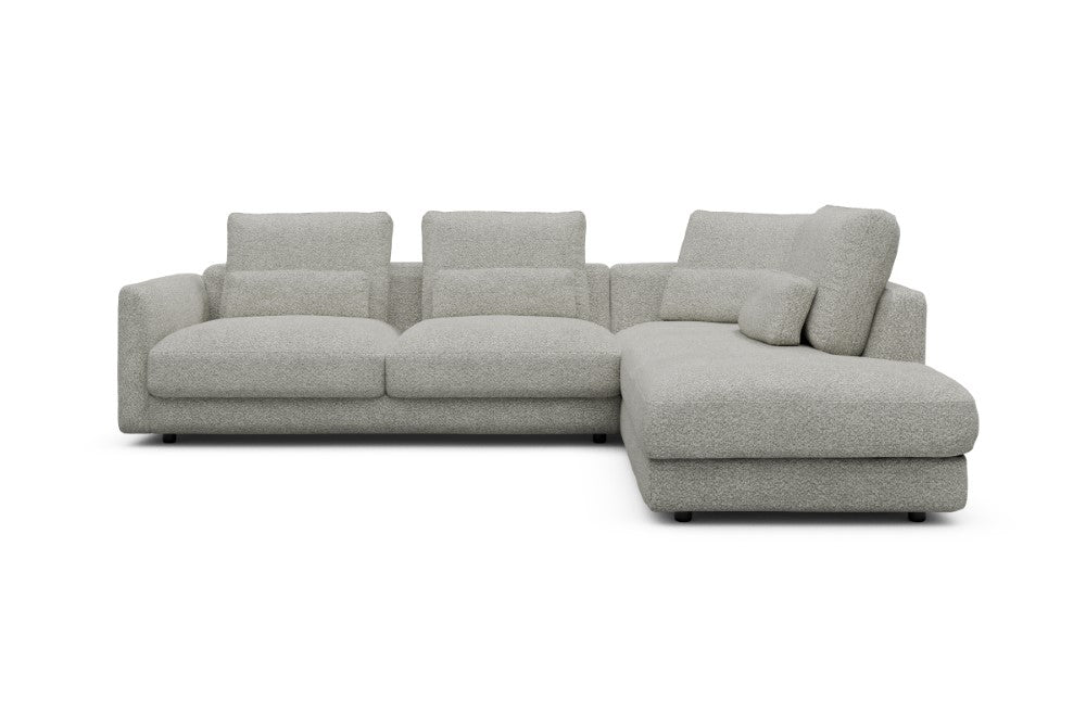 Vivole Modular Sofa - 74 - 278 x 230 cm - 2,5 Seater + Open-end - 867 Vanora Warm Sand