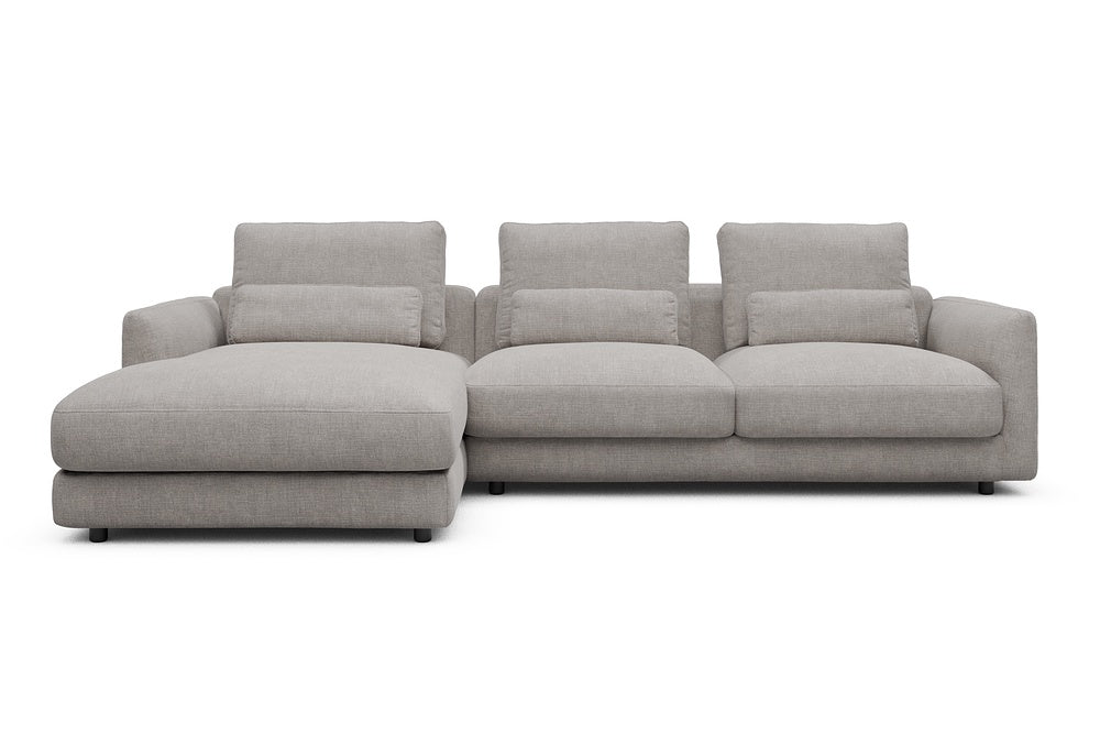 Vivole Modular Sofa - 75 - 290 x 171 cm - Chaise + 2,5 Seater - 418 Esina Truffle