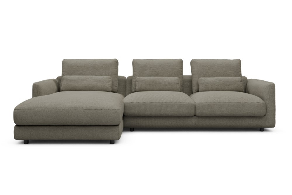 Vivole Modular Sofa - 75 - 290 x 171 cm - Chaise + 2,5 Seater - 765 Cura Oat